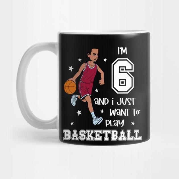 Boy plays basketball - I am 6 by Modern Medieval Design